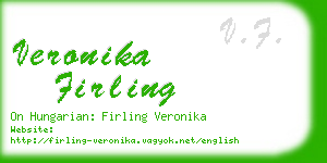 veronika firling business card